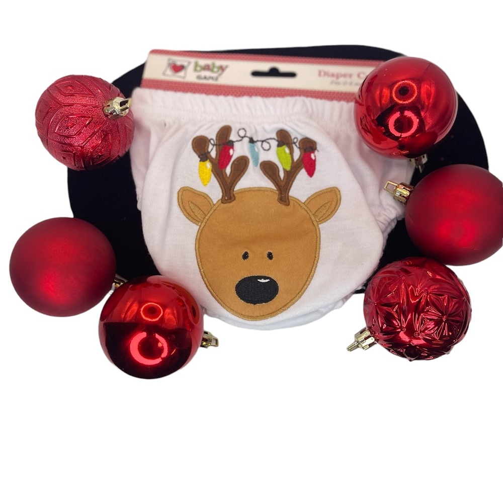 Adorable diaper cover for the holidays! Size 0 to 6 months new with tags